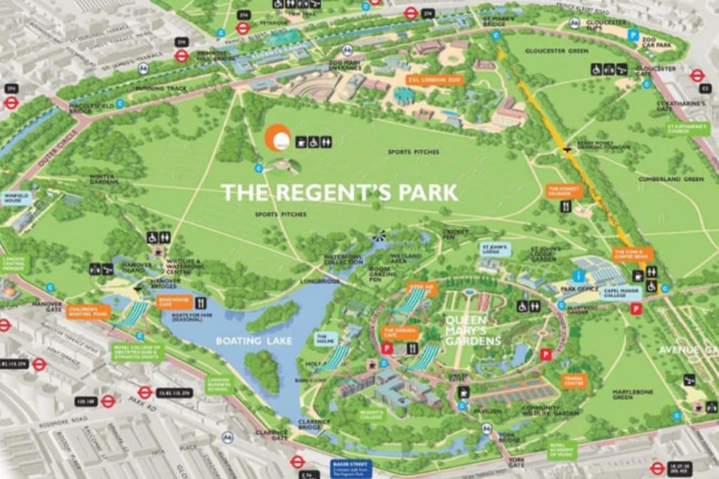 Comfy 1Br Flat V Close To Euston And Regent'S Park ลอนดอน ภายนอก รูปภาพ